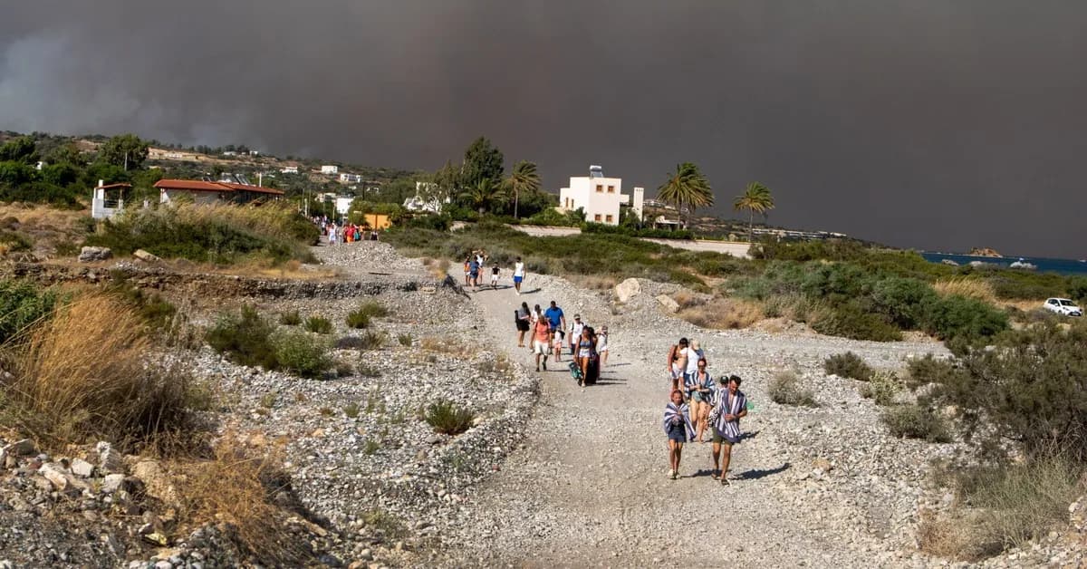 Jakie hotele spłonęły na Rodos? Sprawdź, które z nich ucierpiały